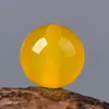 Contas Soltas de Ágata Amarela Natural de Grau 7A Cristal Natural DIY Joias Feitas à Mão Acessórios para Colar Pulseira Produtos Semiacabados Contas