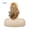 Pelucas Europeas y Americanas para Mujeres con Cabello Corto y Colas de Caballo, Rizos Flor de Pera, Pelucas de Cola de Caballo Alta de Fibra Química, Transfronterizo