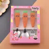 Cuchara Tenedor Creativo Infantil Vajilla Conejo Zanahoria Preescolar Bebé Acero Inoxidable Cuchara para Comer Tenedor