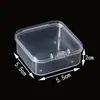 Juego de cajas de almacenamiento transparentes con tapa, 60 compartimentos, organizador de escritorio para papelería y artículos pequeños, alto valor estético