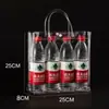 Bolso Transparente PVC Bolsa de Regalo de Gama Alta Bolsa de Plástico para Empaque de Té de Leche Bolso Pequeño Popular