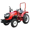 Trator de Estufa de Uso Duplo do Fabricante de Tratores Agrícolas, Máquina de Arar e Rotativa de Quatro Rodas Pequena a Diesel de Alta Potência