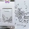 Paquete de Materiales de Circonita Cisne Blanco y Negro, Pedrería de Fondo Plano, Espiga de Trigo, Marquise, Lágrima, Pedrería para Uñas, Decoraciones Populares para Uñas