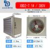 Ventilador axial de pared cuadrada a prueba de explosiones XBDZ(DFBZ) Ventilador extractor de pared industrial con rejilla de aleación de aluminio autocolgante