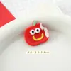 Pasador de Pelo de Manzana de Dibujos Animados 3D Divertido y Original Accesorio para el Cabello para Niñas, Pinza Versátil para Flequillo, Pasador Dulce, Accesorios para el Cabello al por Mayor