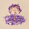 Paquete de Materiales Árbol de Dinero de Cristal Grava de Cristal Árbol de Dinero de Ágata Adorno Pequeño Accesorios de Material Hecho a Mano Venta al por Mayor
