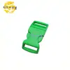 Hebilla curva de plástico de 15 mm de color para cinturón de mascotas, hebilla ajustable, cuerda de paraguas, hebilla de anillo de mano tejida, accesorios de equipaje