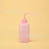 Garrafa de Lavagem de Plástico Autodesenvolvida com Bico Curvo, Garrafa Squeeze, Garrafa Graduada de 250/500/1000ml, Estoque Pronto do Fabricante