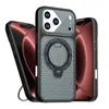 Nueva Funda de Teléfono Aplicable para Apple 18pro de Panal Transpirable para Disipación de Calor con Soporte Giratorio de 360 Grados iPhone18pm Creativa