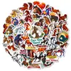 Nuevas pegatinas realistas de caballos con graffiti creativo transfronterizas de 112 piezas para decoración DIY de botellas de agua, equipaje y patinetas, pegatinas impermeables