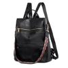 Mochila Retro Europea y Americana de Moda de Gran Capacidad Mochila Casual con Empalme Correa Ancha para el Hombro Un Solo Hombro Doble Espalda Bolsa de Doble Uso Comercio Exterior