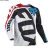 Maillot Transpirable de Secado Rápido para Ciclismo Jersey de Ciclismo Largo para Bicicleta de Montaña Traje de Carrera Downhill para Motocicleta Fox