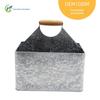 Fabricante Especializado em Cesta Divisória para Talheres de Ferro, Cesta de Alça Lateral, Cesta de Armazenamento de Metal, Caixa de Ferramentas Quadrada com Alça de Madeira