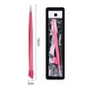 Pinças Multifuncionais de Ponta Dupla para Nail Art com Silicone, Ferramenta Pressionável, Bastão para Adesivos, Pinça para Broca, Ponta Reta, Ponta Pontiaguda, Ponta Macia