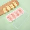 Molde para helado casero de silicona, molinillo de helado, herramientas para hacer palitos de queso con dibujos animados para niños