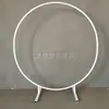 Novos Adereços de Casamento Anel de Ferro Forjado Fundo de Casamento Arco Redondo Decoração de Festa Estrutura Redonda de Ferro Haste Única para Balão Novo Produto