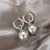 Transmissão ao Vivo de Cao Shi dos Novos Brincos Delicados de Pérolas Imitação, Joias Elegantes Femininas Brilhantes Cravejadas de Diamantes, Acessórios Populares da Princesa