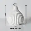 Venta al por mayor transfronteriza al contado jarrón de cerámica simple y moderno adornos de escritorio de alta gama artesanías accesorios para el hogar arreglo floral