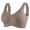 Ropa Interior Femenina Transfronteriza Busto Grande Exhibición Pequeña Sujetador Anticaída Tallas Grandes Moldeador Lateral Sin Costuras Recogida de Costado Sujetador Femenino Personalizado