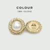 Botones de Metal con Pedrería y Perlas de Alta Gama Estilo Corte para Abrigos, Suéteres, Chaquetas de Mujer Botones para Traje Botones Decorativos de Piel