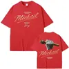 Michael Jackson Rey del Pop 2026 Camiseta de Película Hombres Mujeres Moda Retro Camiseta de Calle Alta Casual Algodón