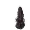 Peluca de Cola de Caballo Ola Grande Femenina Ola Grande Popular Pinza Cola de Caballo Falsa Cabello Largo Natural Rizado Trenza Se Puede Atar Cabello
