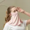 Mascarilla de Protección Solar para Mujer, Verano Anti-UV Delgada Transpirable Parasol Máscara de Cara Completa, Mascarilla Facial, Protección para Ojos, Protección Facial