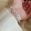 Pulsera de Moneda de Cobre con Forma de Anillo de Plata de Ley S925 para Mujer, Diseño de Nicho con un Toque de Lujo, Joyería Versátil Nueva de Lujo Ligero