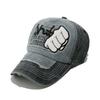 Gorra de béisbol de mezclilla lavada vintage nueva para hombres y mujeres, estilo hip hop, para exteriores, con puños viejos, transfronteriza entre Europa y Estados Unidos