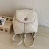 Cross2026 Nuevo Bolso de Hombro Único con Patrón de Diamantes Simple Mochila de Moda Trendy para Mujer Bolso de Hombro Versátil para Viajes Diarios
