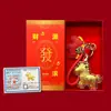 Accesorios de Regalo para Teléfonos Móviles al por Mayor con Set de Llavero Dorado, Presentando Oro 999, Año del Caballo, Riqueza Instantánea y Fortuna Rápida, Dijes para Bolsos