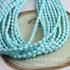 Cuentas Redondas de Turquesa Azul Natural de 2-12 mm Pulsera de Turquesa de Alta Porcelana Collar Cuentas Sueltas Separadores Separador de Cuentas para Manualidades con