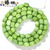 Diez Tipos de Cuentas Sueltas Redondas Cuadradas de Jade de 5x7 mm, Aproximadamente 56-58 Piezas, Joyería Semi-Terminada DIY, Directo del Fabricante