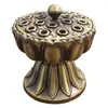 Venta al por mayor de fábrica TikTok quemador de incienso popular aleación Loto pequeño quemador de incienso quemador de incienso para el hogar plato decorativo incienso incienso Xiangyun