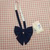 Traje azul marino, corbata JK, pajarita para hombre, pajarita para mujer, color liso, estilo universitario, ropa de clase informal, pajarita para niños.