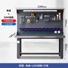 Bancada de trabalho de aço inoxidável de alta resistência, mesa de reparo para mecânicos de oficina, bancada de montagem experimental