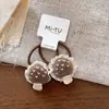 Versión Coreana Dulce y Linda Hongo Bordado Encaje para el Cabello Infantil Pinza Lateral Versátil para el Cabello para Niñas