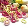 Elásticos de Cabelo Infantil Que Não Danificam o Cabelo, Elásticos de Cabelo de 2cm, Elásticos de Cabelo para Bebê, 50 Peças, para Meninas, Alta Elasticidade, Elásticos de Toalha, Sem Marcas