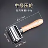 Fabricante fornece ferramentas DIY para artesanato em couro, rolos para prensar bordas de couro, prensadores sólidos para bordas de couro