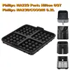 Conjunto de Formas de Silicone para Biscoitos Philips Air Fryer Série Dupla Azul Modelo Waffle Atacado