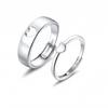 Amazon Transfronterizo Nuevo Producto Caliente Anillo de Pareja Promesa en Forma de Corazón Te Amo Accesorios Anillo Femenino Regalo de San Valentín
