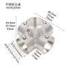 Conectores Fixadores de Tubo de Aço Inoxidável 19/25/32mm para Varal de Roupas, Fixadores de Novo Produto, Conector de Três Vias para Tubo Curvo