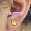 Nuevos pendientes de gatito para mujer estilo ins de lujo ligero, dulces, lindos, tacto de agua, no se decoloran, pendientes hipoalergénicos, primera generación de pelo