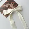 Pinza para el cabello con lazo de cinta larga transfronterizo para niñas, Pinza de resorte estilo ballet, Accesorio para el cabello, Nuevo diseño fresco y dulce