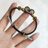 Pulsera Boho Estilo Colorido Étnico Tejida a Mano con Cuentas Estilo Resort Francés Pulsera Ajustable Verano