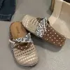 Novedad Verano 2026 Moda Versátil Diseño Hueco Zapatillas Cerradas Sandalias Casuales para Exteriores para Mujer Nicho