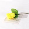 Fábrica de flores de simulação atacado rosa única botão de primavera flor de seda simulação flor decoração para casa flor casamento flor falsa