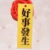 Parche de texto acrílico ha sido perforado, suceden cosas buenas, aparece accesorio flor de durazno, parche Berry tiene problemas para enumerar