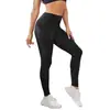 2022 nuevo diseño de bolsillo con costuras de malla para escaleras, cintura alta, adelgazante de cadera, pantalones de Yoga Fitness para correr