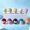 Mini figura de moda que brilla en la oscuridad, adorno de escritorio lindo versión Q, muñeca de niña adorable, juguete de regalo de cumpleaños, decoración transfronteriza